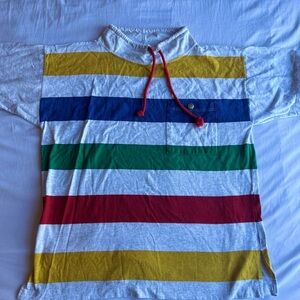 Jordache Multicolor Striped Short Sleeve Tee